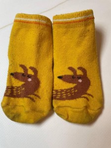 Жёлтые носочки 80-86 размер